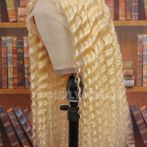 613 Blonde Water Wave Hair 13x4 Lace Front Wigs Natural Hairline Honey Blonde Hair2 4694cd84 ca62 4c7d 8702 2c948648f616