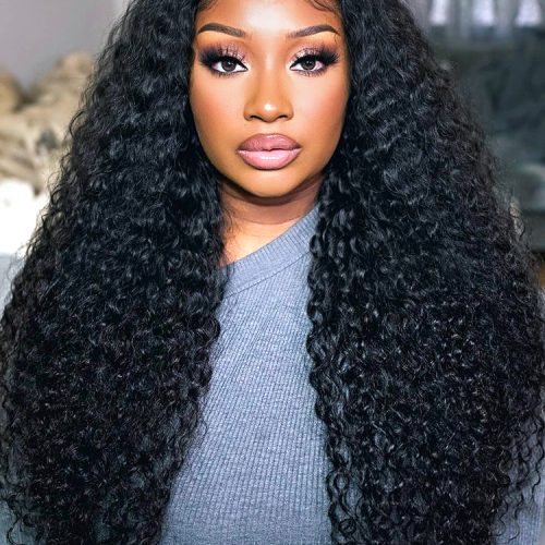 CurlyMe Pre-cut 9x6 Lace M-cap Wear Go Glueless Mini Knots Hair HD Lace Front Wig Pre-plucked