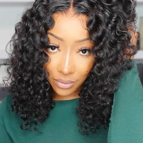 CurlyMe 6x4 HD Lace Glueless Bob Wigs Wear Go Pre Cut Lace Human Hair Wigs