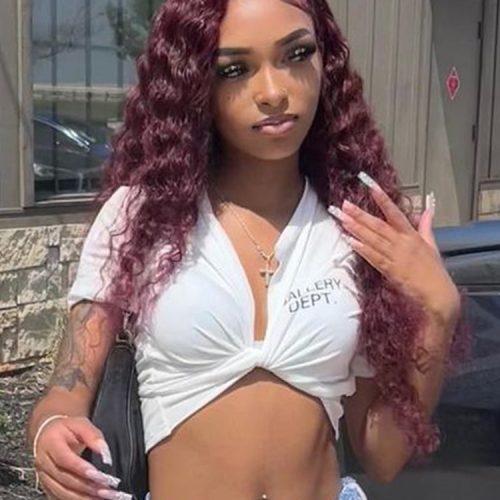 99J Burgundy Color Water Wave Hair 13x4 Lace Front Wigs With Baby Hair2 583e44e3 f705 4c41 bf06 aaf48f1e7b9e