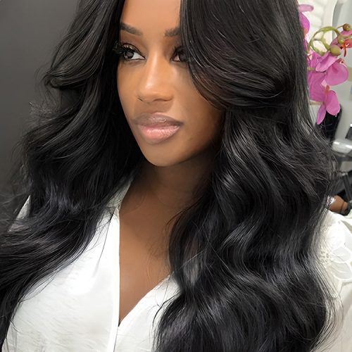 Body Wave Hair 4x4 Swiss HD Lace Closure Wigs Pre Plucked Natural Color3 ec50f04e 8f1f 46f8 b6c3 95d56a01b63b