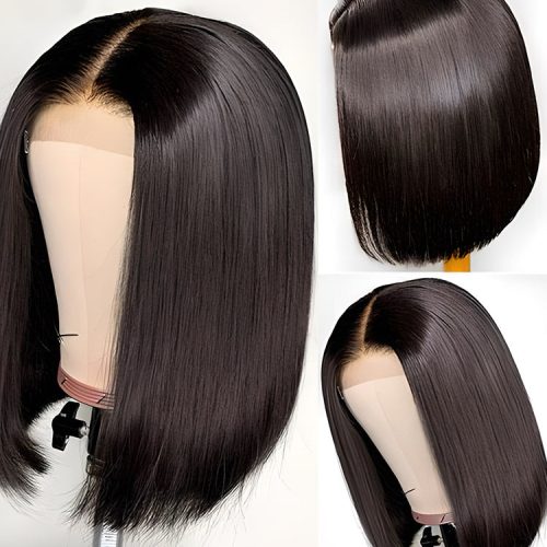 CurlyMe Short Haircuts Straight Hair 4x4 Lace Closure Bob Wigs Pre Plucked9 a3dd6066 4a7e 45e7 b3d3 f653e2a99273