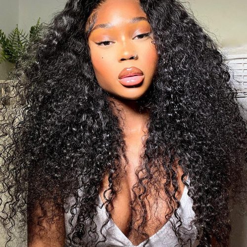 Water Wave Human Hair Undetectable 13x4 Swiss Lace Front Wig e55526aa 8a6b 4cf3 8a8b cce0465031a8